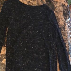 Black Heathered long sleeve